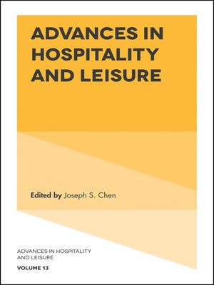 cover image of Advances in Hospitality and Leisure, Volume 13